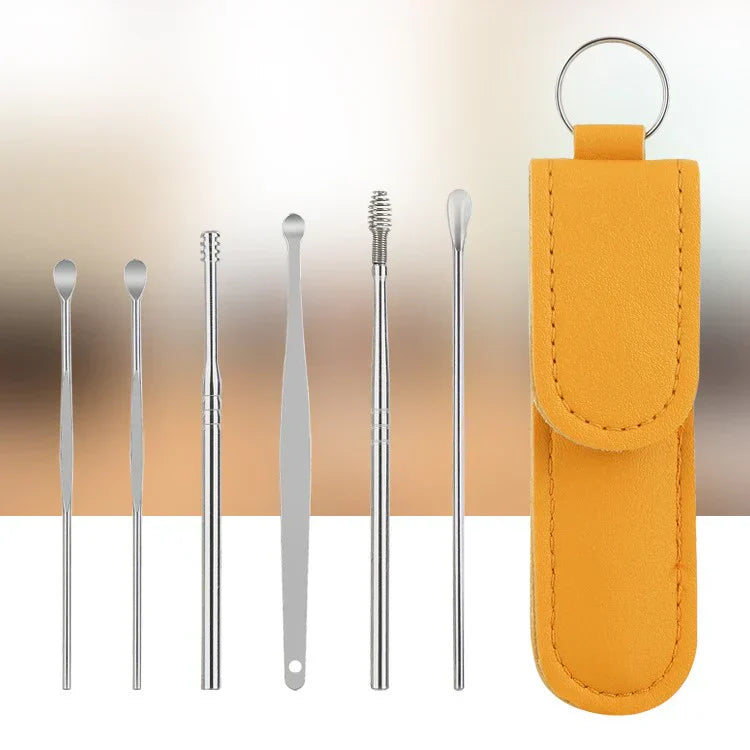 Personal Care Bundle Earwax Kit+16 Pcs Manicure Pedicure Set