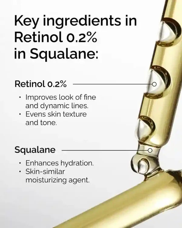 Retinol Serum 0.2% in Squalane - The Ordinary